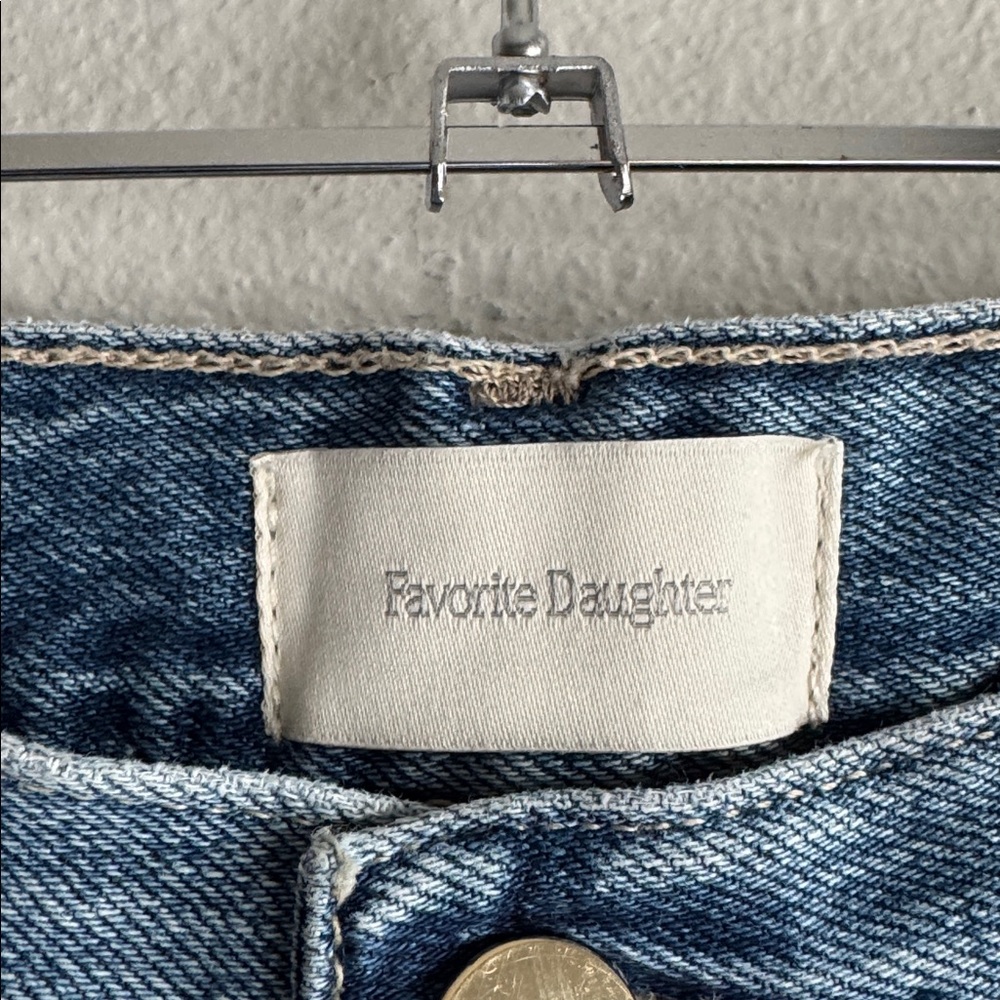 Favorite Daughter The Otto High Rise Boyfriend Distressed Knee Jeans size 28 - Picture 2 of 6